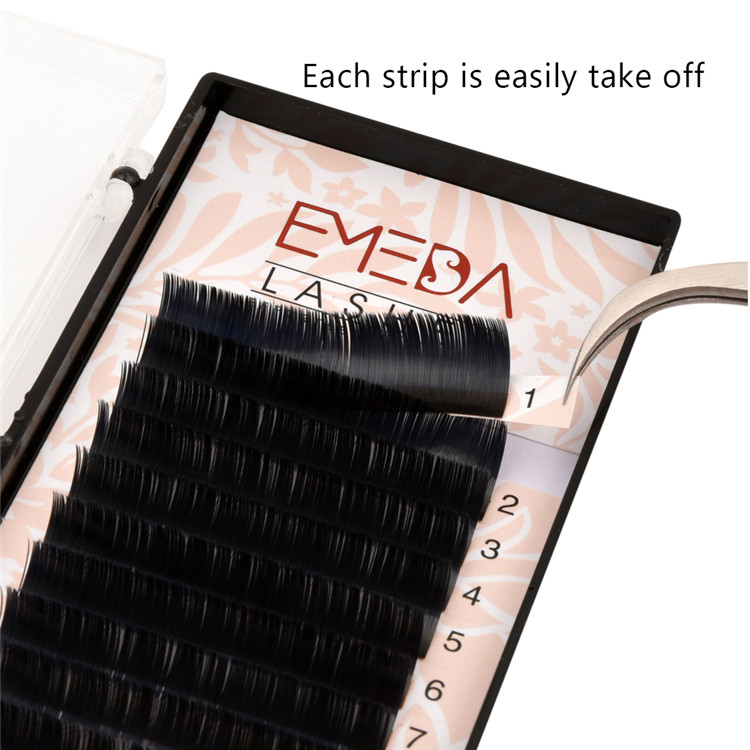 Ellipse Lash Extensions Supplier Wholesale Flat Lashes PY12